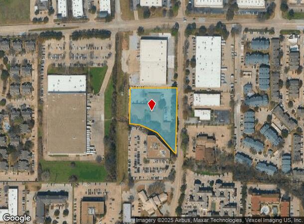  1179 W Corporate Dr, Arlington, TX Parcel Map