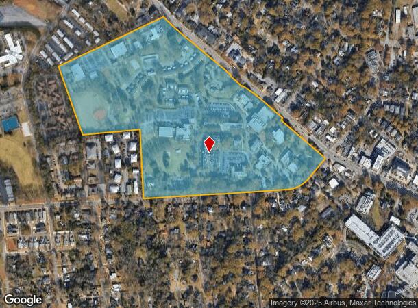  1425 Prince Ave, Athens, GA Parcel Map