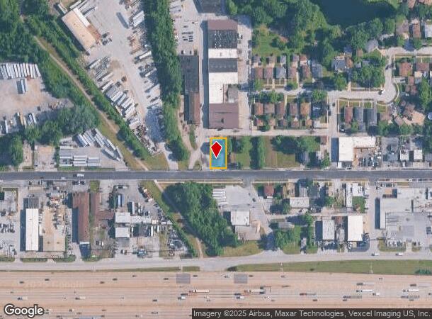 2824 Bernice Rd, Lansing, IL Parcel Map