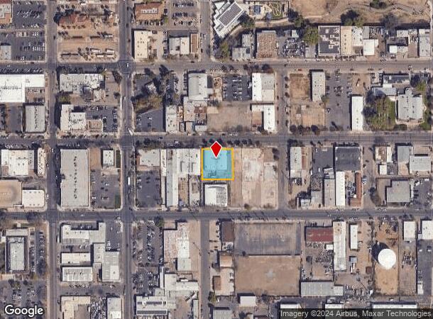  605 E Main St, Visalia, CA Parcel Map