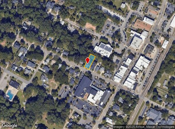  202 W Chatham St, Apex, NC Parcel Map
