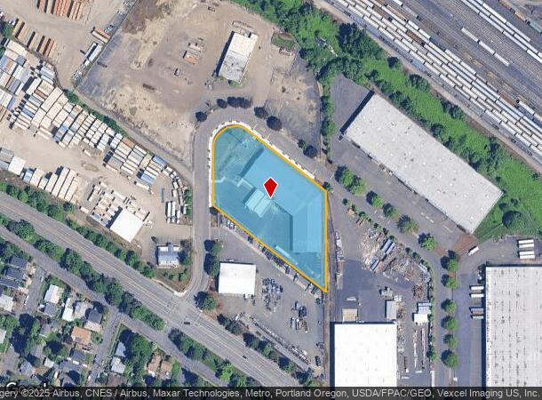  7840 N Upland Dr, Portland, OR Parcel Map