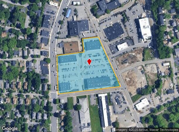  287 Grove St, Worcester, MA Parcel Map