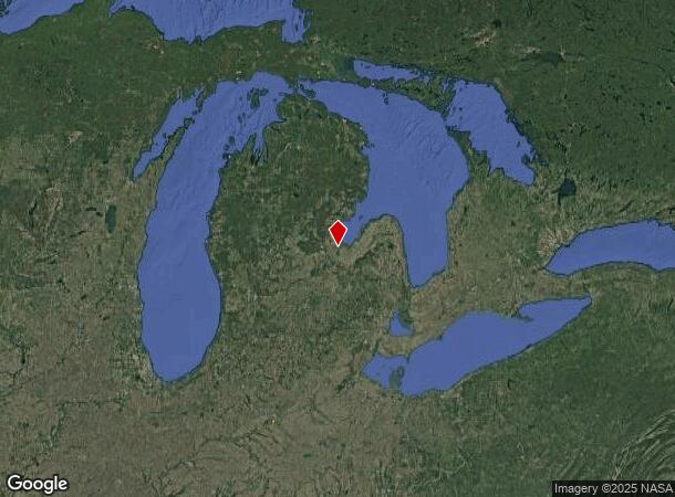 1907 S Warner St, Bay City, MI Parcel Map