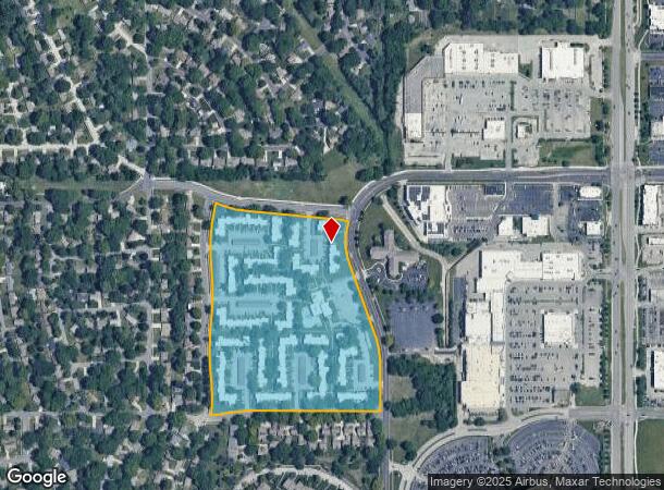  9152 Foster St, Overland Park, KS Parcel Map