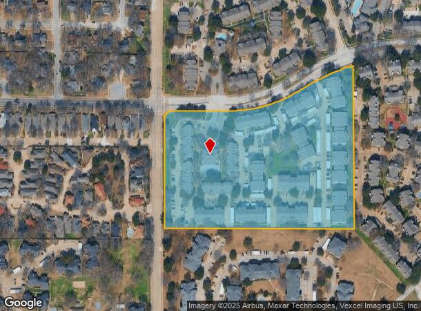 700 E Ash Ln, Euless, TX Parcel Map