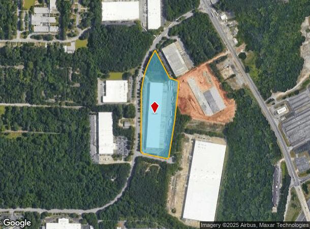  3600 Southside Industrial Pkwy Se, Atlanta, GA Parcel Map