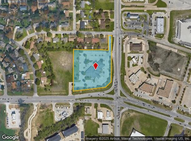  6100 Azle Ave, Fort Worth, TX Parcel Map