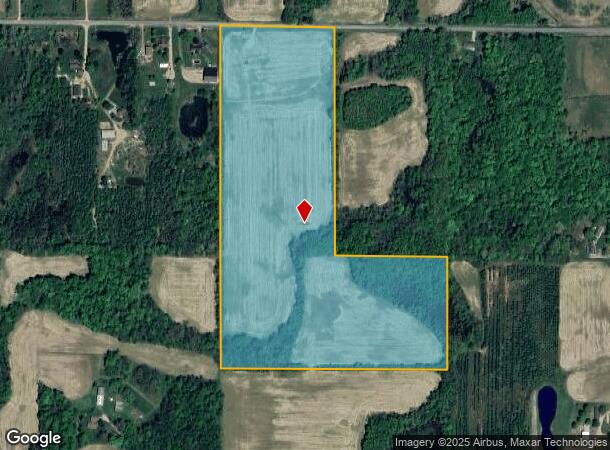 6930 Sinclair Rd, Eau Claire, MI Parcel Map