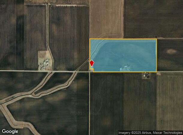 1028 E 3200 North Rd, Mansfield, IL Parcel Map