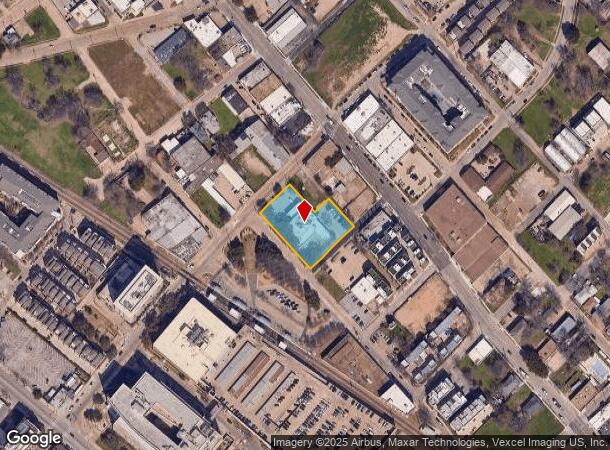 1200 Belleview St, Dallas, TX Parcel Map