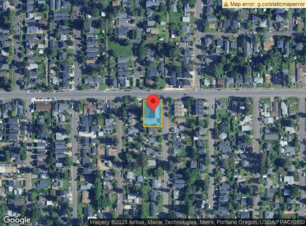  6536 Se Duke St, Portland, OR Parcel Map