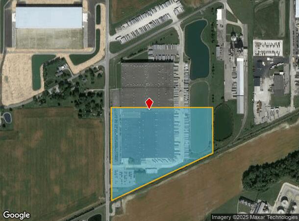  1111 S Adams St, Bluffton, IN Parcel Map