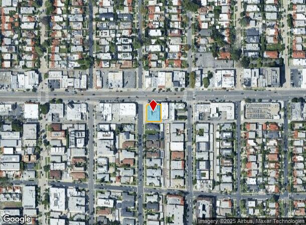  8322 Beverly Blvd, Los Angeles, CA Parcel Map