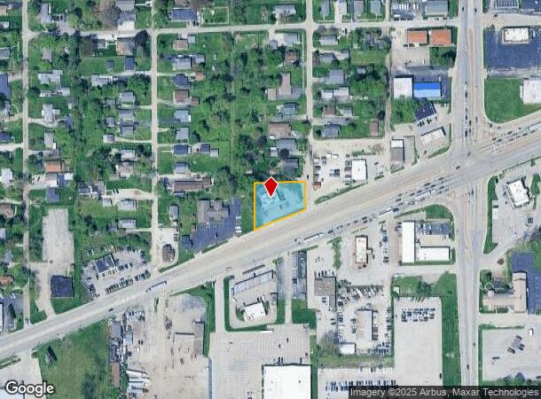  6416 W Washington St, Indianapolis, IN Parcel Map