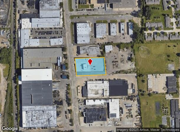 23968 Sherwood, Center Line, MI Parcel Map