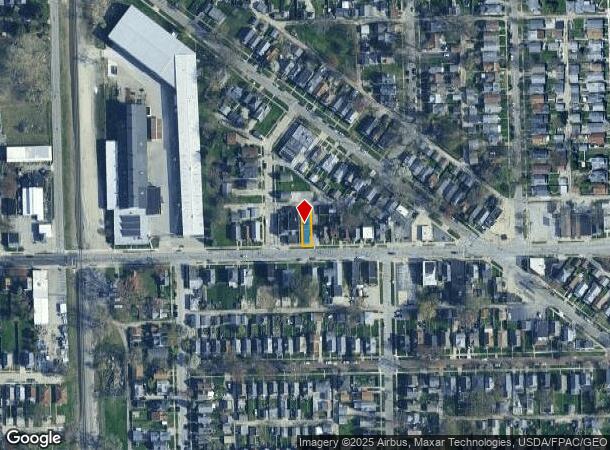  1933 Starr Ave, Toledo, OH Parcel Map