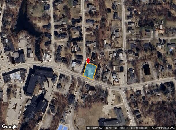 182 Main St, Winthrop, ME Parcel Map