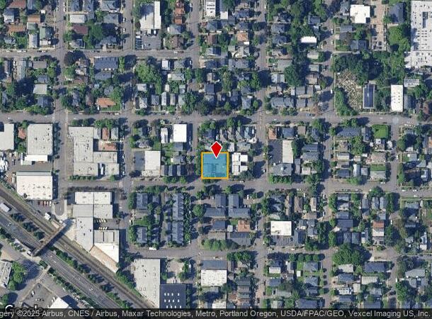  1603 Se Taggart St, Portland, OR Parcel Map