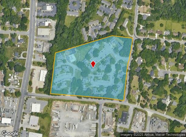  240 Webster Rd, Greensboro, NC Parcel Map