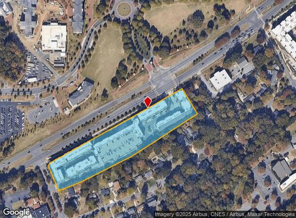  1203 Mark Twain Rd, Charlotte, NC Parcel Map