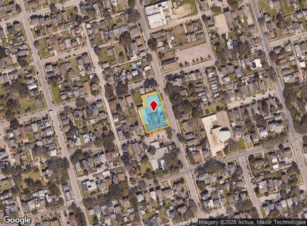  1505 31St St, Galveston, TX Parcel Map