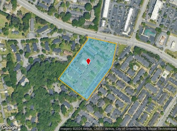  100 Pelham Rd, Greenville, SC Parcel Map