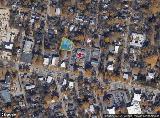  740 Prince Ave, Athens, GA Parcel Map