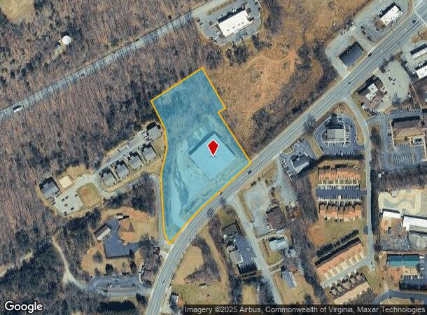  1555 N Main St, Rocky Mount, VA Parcel Map