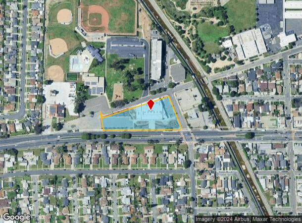  1051 W Rosecrans Ave, Compton, CA Parcel Map