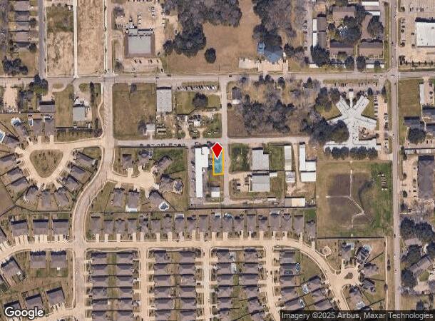 3502 Lockheed St, Pearland, TX Parcel Map