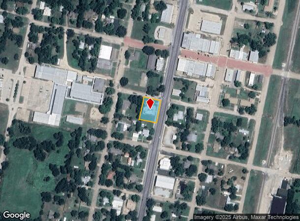 201 S 3Rd St, Wortham, TX Parcel Map