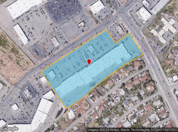  700 N Zaragoza Rd, El Paso, TX Parcel Map