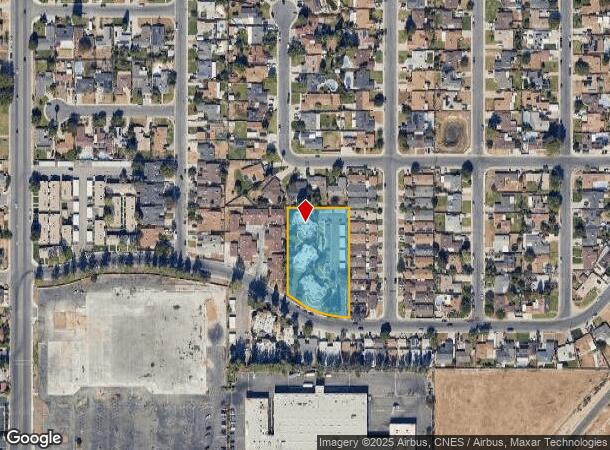  4109 Teal St, Bakersfield, CA Parcel Map