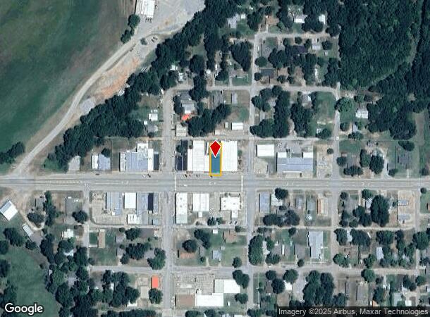  606 W Carl Hubbell Blvd, Meeker, OK Parcel Map