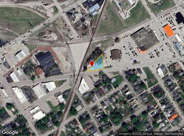 1214 Washington Ave, Vincennes, IN Parcel Map