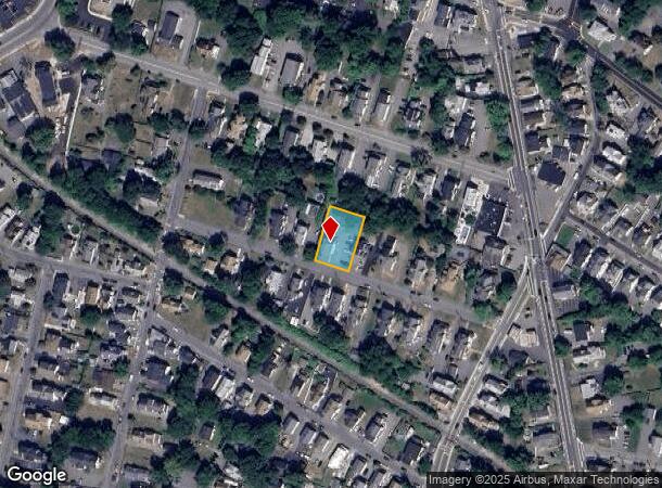  13 Webster St, Taunton, MA Parcel Map