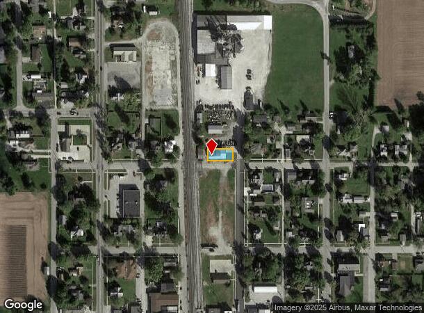  102 E 1St St, Brookston, IN Parcel Map