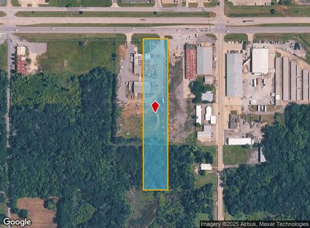  1100 W Shawnee St, Muskogee, OK Parcel Map