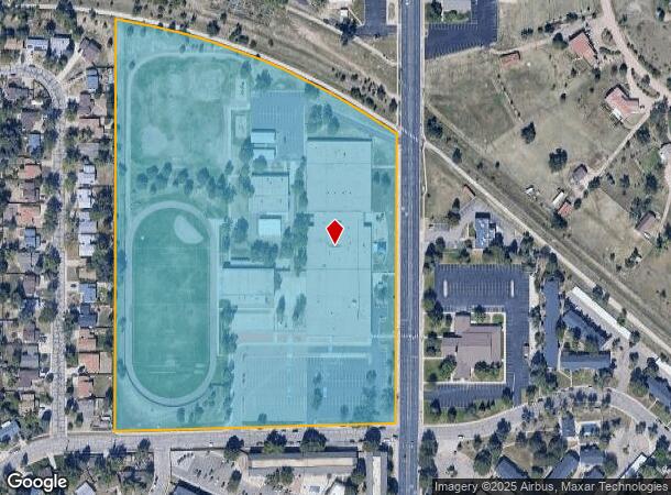 1702 N Murray Blvd, Colorado Springs, CO Parcel Map