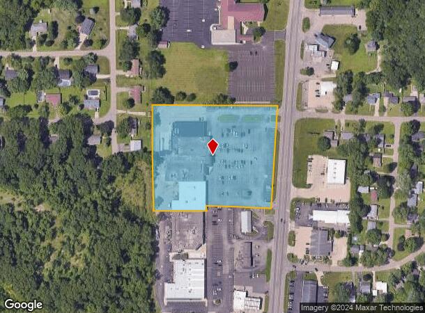  1603 Capital Ave Ne, Battle Creek, MI Parcel Map