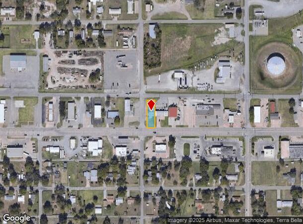  1302 E Main St, Cushing, OK Parcel Map