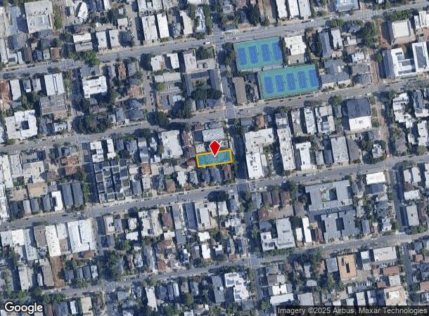 2436 Ellsworth St, Berkeley, CA Parcel Map