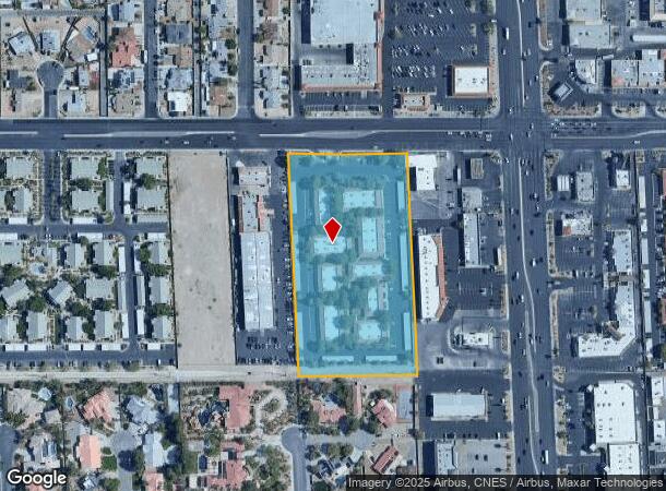  6843 W Charleston Blvd, Las Vegas, NV Parcel Map