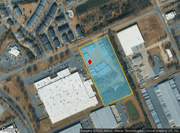  9305 Pioneer Ave, Charlotte, NC Parcel Map