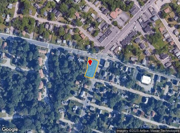  412 Thacher St, Attleboro, MA Parcel Map