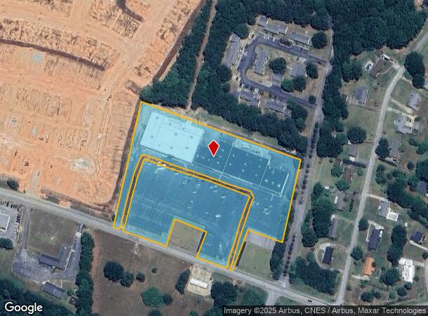  1500 W Main St, Laurens, SC Parcel Map