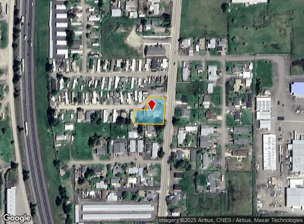 851 S Comstock Ave, Sutherlin, OR Parcel Map
