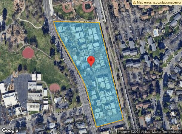  1420 F St, Davis, CA Parcel Map