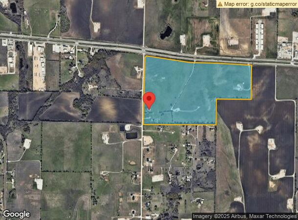  380 W Us & Smith Rd, Ponder, TX Parcel Map